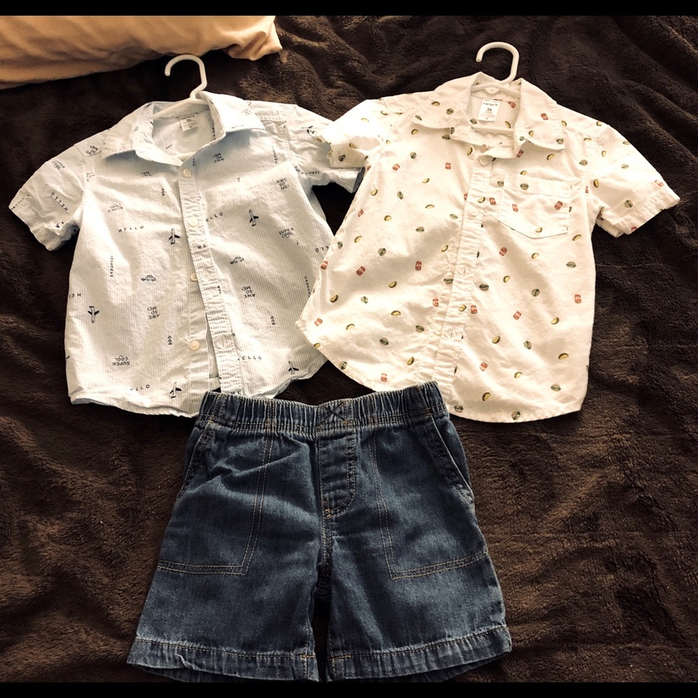 CARTERS/OSHKOSH 3T Shirts & Shorts Bundle